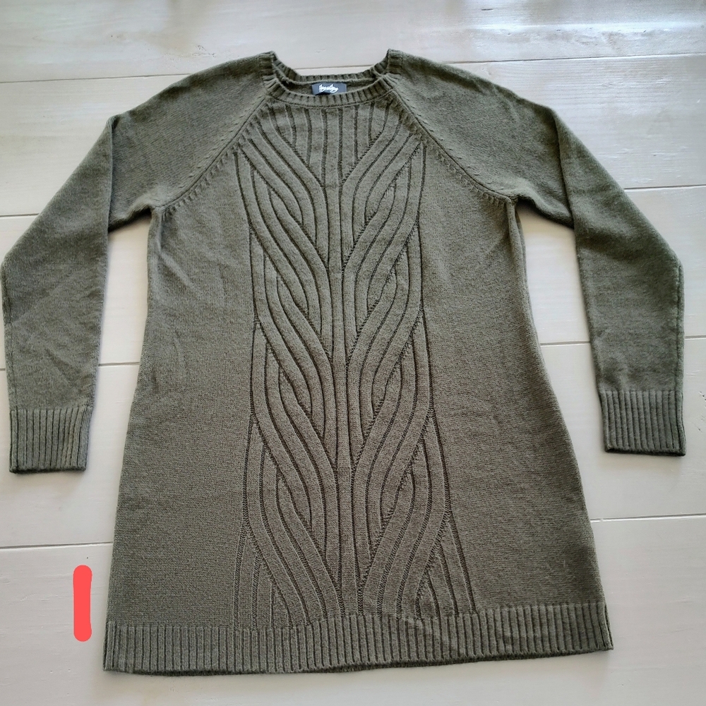 Ladies sweater dress or tunic sweater